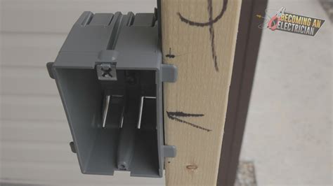 how to install single gang electrical box|single gang adjustable electrical box.